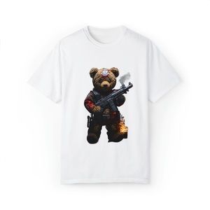Unisex Bad Teddy Bear t-Shirt Black & White
